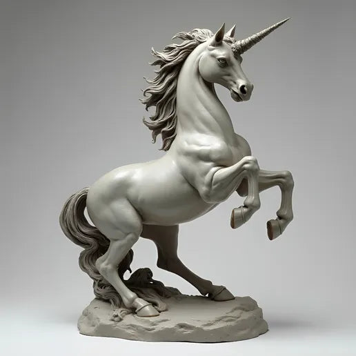 Majestic Unicorn (Pose B) – XL Resin Fantasy Showpiece / Collector Statue